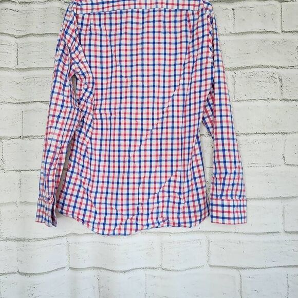 Bonobos Mens Plaid Long Sleeve Slim Fit Button Down Shirt Medium Cotton - Picture 9 of 9